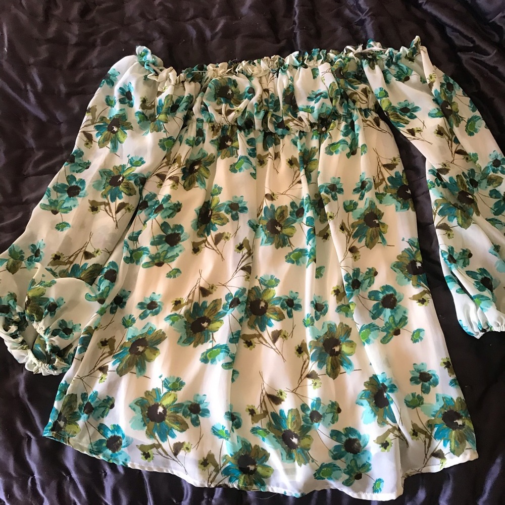 Boutique spring flower dress